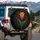 Fringed Tulip Baroque Filigree Home Decor Gift for Flower Lover Spare Tire Cover - 3