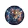Galactic Cosmic Tiger Head Electric Blue Eyes - Wildlife Car Accessory Gift Spare Tire Cover - 4