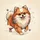 Pomeranian Dog Tongue Out Cloud Paw Prints - Pet Owner Car Accessory Gift Spare Tire Cover - 6