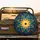 Cosmic Glowing Lotus Mandala - Yoga Gift for Yoga Lover Spare Tire Cover - 2