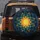 Cosmic Glowing Lotus Mandala - Yoga Gift for Yoga Lover Spare Tire Cover - 5