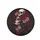 Gothic Sugar Skull Woman Profile Human Skull Roses Foliage - Dia de los Muertos Gift Spare Tire Cover - 4