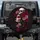 Gothic Sugar Skull Woman Profile Human Skull Roses Foliage - Dia de los Muertos Gift Spare Tire Cover - 1
