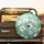 White Dogwood Flowers Green Leaves Serene Teal Turquoise Woodland - Nature Lover Gift Spare Tire Cover - 2