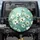 White Dogwood Flowers Green Leaves Serene Teal Turquoise Woodland - Nature Lover Gift Spare Tire Cover - 1