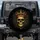 Golden Human Skull Crown Jewels Filigree Fleur-de-lis - Bold Statement Gift Spare Tire Cover - 1