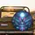 Glowing Magenta Butterfly Waterfall Full Moon - Mystical Night Decor Gift Spare Tire Cover - 2
