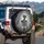 Anatomical Skeleton Desolate Forest - Gothic Lover Gift Spare Tire Cover - 3