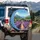 Lavender Fields Rural Farmhouses Rolling Hills Distant Mountains - Farmhouse Decor Gift Spare Tire Cover - 3