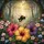 Bumblebee Hibiscus Monarch Butterflies Tropical Jungle - Wildlife Lover Gift Spare Tire Cover - 6