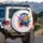 Explosive Over-ear Headphones Powder Drip - Music Lover Gift Spare Tire Cover - 3