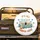 Vintage Camper Campfire Blue Flowers 'Camper Hood' - Outdoor Explorer Gift Spare Tire Cover - 2