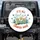 Vintage Camper Campfire Blue Flowers 'Camper Hood' - Outdoor Explorer Gift Spare Tire Cover - 1