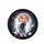 Blonde Girl Pink Bow Pigtails Overalls - Everyday Vehicle Style Gift for Young Girls Spare Tire Cover - 4