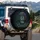 Ferocious Snarling Wolf Green Eyes Fangs - Untamed Nature Decor Wildlife Lover Gift Spare Tire Cover - 3