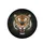 Realistic Snarling Tiger Face Emerald Green Eyes - Wildlife Lover Vehicle Decor Gift Spare Tire Cover - 4