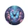 Glowing Blue Butterfly Pink Lavender Chrysanthemum Floral Garden - Wildlife Lover Gift Spare Tire Cover - 4