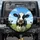Holstein Cow Wildflower Meadow Blue Sky - Farmhouse Decor Gift for Cow Lover Spare Tire Cover - 1