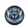 Snarling Blue Feline Golden Crown Blue Crystal Starlight - Fantasy Lover Gift Spare Tire Cover - 4