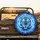 Electric Blue Siberian Tiger Head Swirling Energy Mist - Adventure Gear Gift Spare Tire Cover - 2