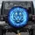 Electric Blue Siberian Tiger Head Swirling Energy Mist - Adventure Gear Gift Spare Tire Cover - 1
