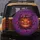 Grinning Jack-o'-Lantern Autumn Leaves Swirling Mist Bats - Halloween Night Gift Spare Tire Cover - 5