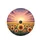 Golden Sunflowers Sunset Field Purple Pink Clouds - Home Decor Gift for Nature Lovers Spare Tire Cover - 4