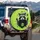 Raccoon Sunglasses Stars - Wildlife Lover Vehicle Decor Spare Tire Cover - 3