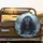 Enraged Roaring Black Bear Glowing Red Eyes Arctic Wilderness - Wildlife Lover Gift Spare Tire Cover - 2