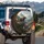 Grizzly Bear Cliff River Valley Wilderness - Outdoor Adventure Gift Spare Tire Cover - 3