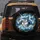 Muscular Cartoon Shark Flexing Biceps Dynamic Ocean Splash - Outdoor Adventure Gift for Him Spare Tire Cover - 5