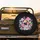 Mushroom Cluster Polka Dots Stripes Purple Leaves Blue Home Decor Gift for Nature Lover Spare Tire Cover - 2