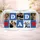 Personalized Dad Mug Photo, Blue Grid Photo Wrap for Father's Day Gift - 4