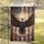 Bald Eagle American Flag Golden Cross - USA 250 Years of Freedom Independence Day Garden Flag - 5