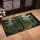 WELCOME Evergreen Pine Fir Forest Dappled Sunlight Rocky Terrain - Woodland Home Decor Gift Doormat - 4