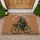 Raccoon on Bicycle with Cat, 'Radical Left Scum' - Political Statement Home Decor Doormat - 1