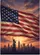 Distressed American Flag New York City Patriotic Home Decor for Veterans Garden Flag - 6