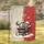 Grinning Skeletons Santa Hats Sleigh Present Snowflakes - Christmas Gift Garden Flag - 1