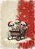 Grinning Skeletons Santa Hats Sleigh Present Snowflakes - Christmas Gift Garden Flag - 6