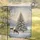 Snowy Christmas Tree Deer Winter Forest Christmas Holiday Deer Lover Gift Garden Flag - 5