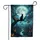 Black Cat Jack-o'-lanterns Haunted Village Halloween Home Decor Cat Lover Garden Flag - 3