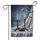 Candles Frosted Branches Red Berries Still Life - Serene Winter Evening Home Decor Gift Garden Flag - 3