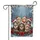 Five Fluffy Kittens Santa Hats Winter Evergreen Boughs - Christmas Holiday Home Decor Garden Flag - 3