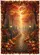 Pumpkins Gourds Autumn Forest Cobblestone Path - Fall Decor Garden Flag - 6