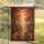 Pumpkins Gourds Autumn Forest Cobblestone Path - Fall Decor Garden Flag - 5