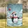 Santa Hat Penguin Ice Skater Snowy Village - Christmas Holiday Home Decor Gift Garden Flag - 1