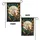 Wise Barn Owl Full Moon Luminous Night Sky Autumn Forest Stars Wildlife Lover Gift Garden Flag - 4