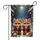 Baby Red Foxes Christmas Scarves Teacups Winter Snow Pine Branches - Holiday Decor Garden Flag - 3