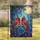 Stained Glass Cardinals Gnarled Branch Full Moon - Bird Watcher Home Decor Garden Flag - 1