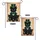 Top Hat Tuxedo Cat Kittens Shamrocks St. Patrick's Day Gift for Cat Lover Garden Flag - 4